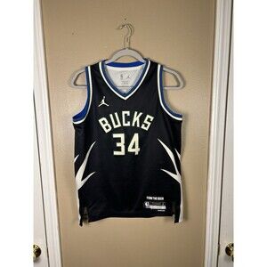 Giannis Antetokounmpo Milwaukee Bucks Jordan Jersey Youth XL Statement Edition